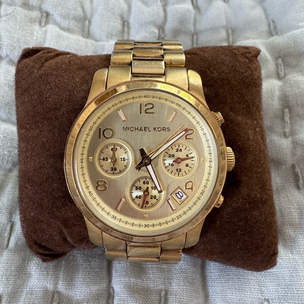 Michael Kors Gold Chronograph Watch